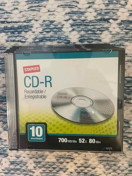 Photo of free Nine CD-R Discs (Baltimore 21210) #1