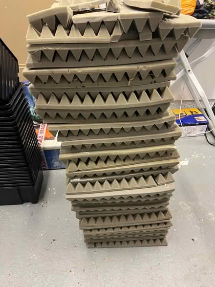 Photo of free Acoustic foam tiles for recording (Victoria dock road E16) #1