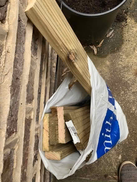 Photo of free Bag of decking off cuts new (Bowes Park / woodside N22) #1
