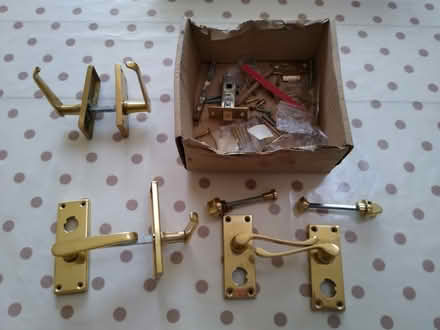 Photo of free Brass door handles (North Hinksey OX2) #1
