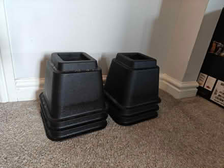 Photo of free 6 x Bed raiser blocks (EH12) #1