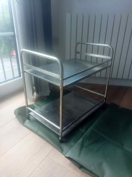 Photo of free Little metal table perfect for kitchen or as by a bed (Oxford OX1) #2