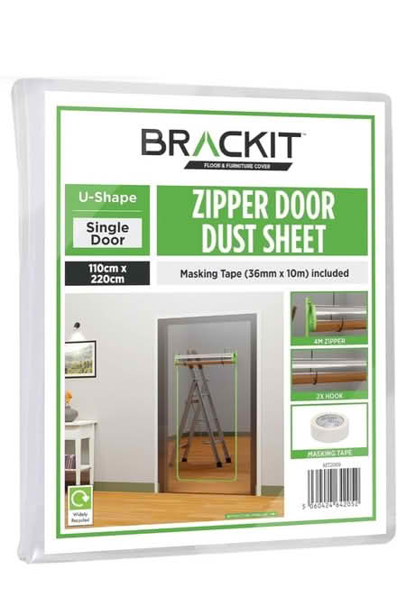 Photo of free 3 x zipper door dust sheets (West Kirby CH48) #1