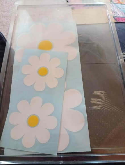 Photo of free Flower stickers for car (Blue Anchor) #1