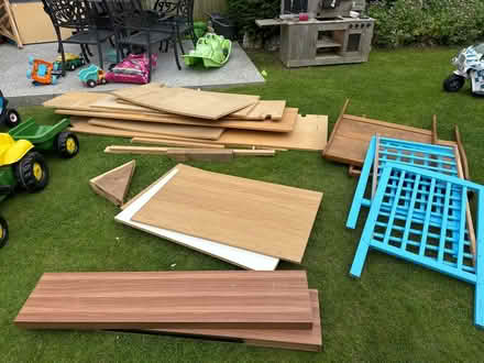 Photo of free Wood MDF and cots (Winchmore Hill N21) #1