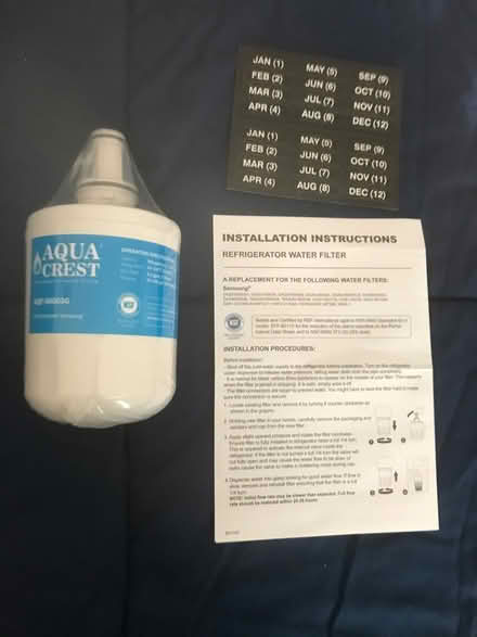 Photo of free Fridge water filter (7 Roanne Court, Little Rock) #1