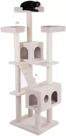 Photo of free 180x85x85cm Zooplus Rapunzel cat tree/play area (Wokingham RG41) #1