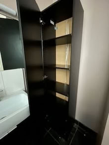 Photo of free Black cupboard/wardrobe/ cabinet (W4) #4