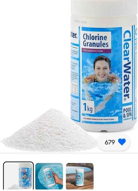 Photo of chlorine granules (B26) #1