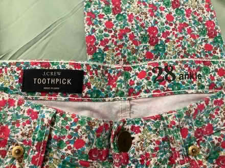 Photo of free Pink and green flower jeans (Hampton, Wythe) #3