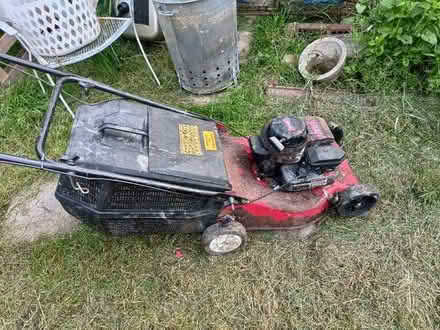 Photo of free Old petrol mower. Not running (Sharples BL1) #1