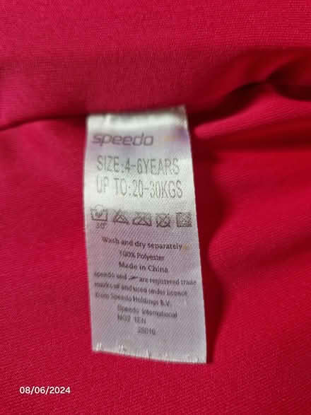 Photo of free Swimming vest Aged 4-6 years (Frome, Somerset) #3