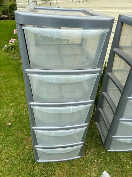 Photo of free 2 x plastic drawer sets (SN7 Longcot) #2