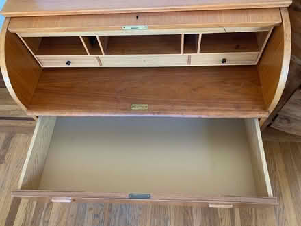 Photo of free Small sturdy antique rolltop desk (right off Ashby & San Pablo) #2
