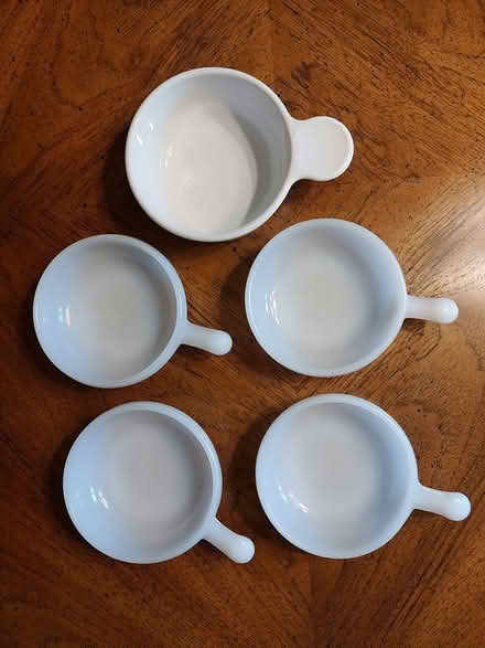 Photo of free 5 white bowls (Hamden) #1