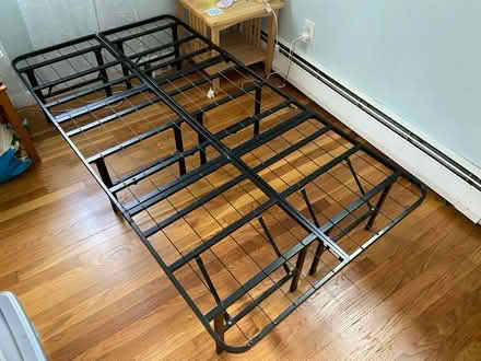 Photo of free Twin bed frame, folding (13 Pathwood Ave. Burlington) #2