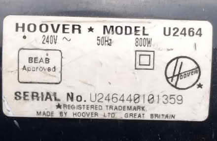 Photo of free Upright Vacuum Cleaner (Harefield UB9) #3