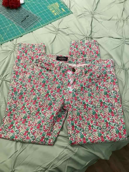 Photo of free Pink and green flower jeans (Hampton, Wythe) #1
