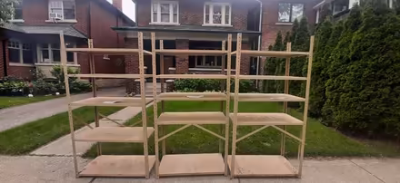 Photo of free Curb find: metal shelves (Bloor St W & Jane St) #2