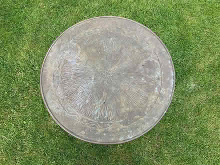 Photo of free Vintage Circular brass low table (Bohemia TN37) #2
