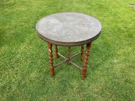 Photo of free Vintage Circular brass low table (Bohemia TN37) #1
