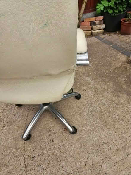 Photo of free Large Leather Office Chair (Binley CV3) #3