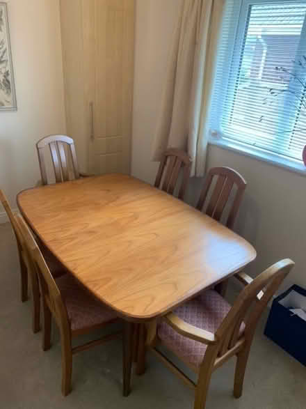 Photo of free Dinning table and chairs, also cabinet (Southport PR8) #1