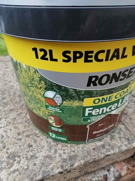 Photo of free Fence paint (Coatbridge) #1
