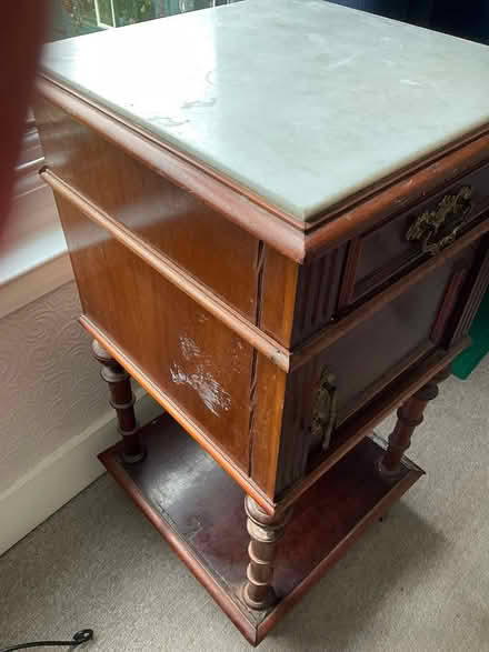 Photo of free Marbled topped cabinet (Bohemia TN37) #4