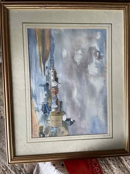 Photo of free Watercolour original harbour (CR5) #1