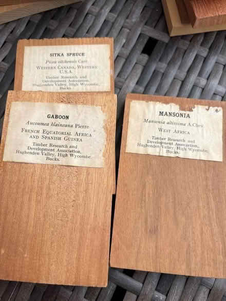 Photo of free Wood samples (Downley HP13) #2