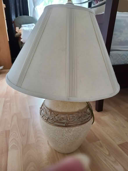 Photo of free Ceramic lamp and shade (K2B-8L7) #1