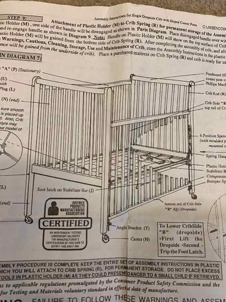 Photo of free American baby cot (Christleton CH3) #3