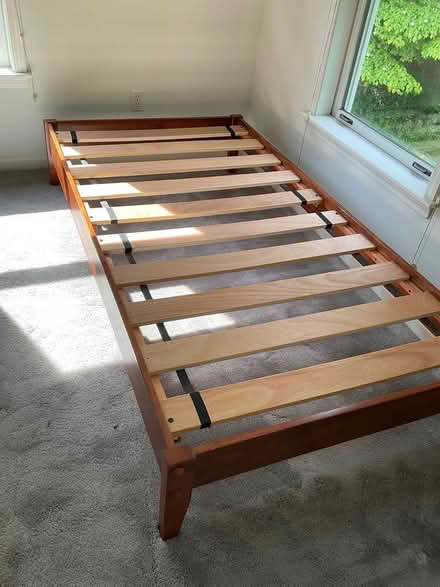 Photo of free XL twin platform bed (Glenmont, NY)