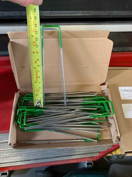 Photo of free Astro / fake grass retaining pegs (Walton on the Hill KT20) #1