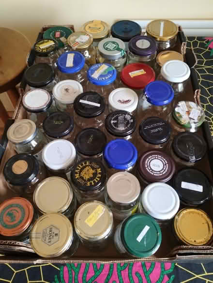 Photo of free Jam jars. Clean, with lids. (Broken Cross SK10) #1