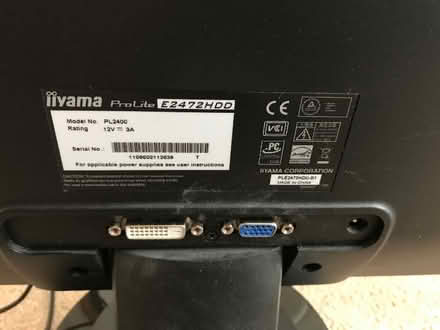 Photo of free Iiyama 24" monitor (Cromer NR27) #2
