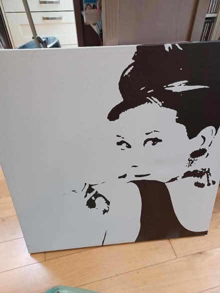 Photo of free Ikea square print of Audrey Hepburn. Approx (Canton CF11) #1