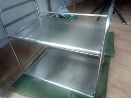 Photo of free Little metal table perfect for kitchen or as by a bed (Oxford OX1) #1