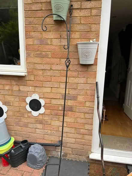 Photo of free Black metal Rose/Flower grower rod (BR6) #1