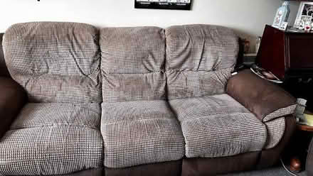 Photo of free 3 & two seater recliner sofas (Dersingham PE31) #1