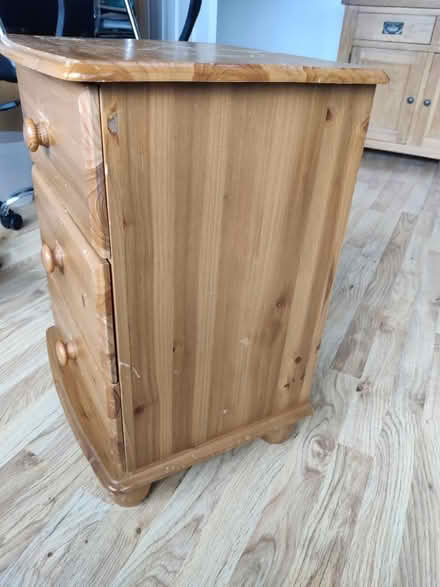 Photo of free Bedside table 3 drawers (Horsforth LS18) #4