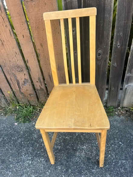Photo of free Solid hardwood chair (Tam Valley) #1