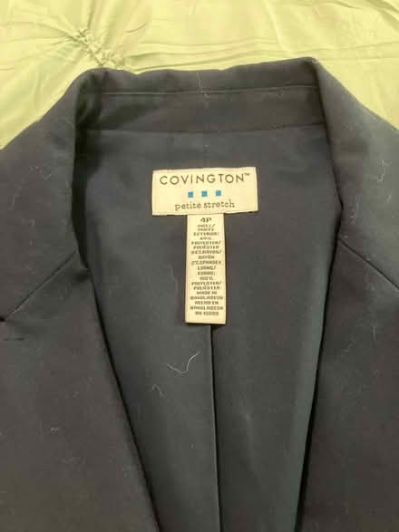 Photo of free Navy blue women’s suit (Hampton, Wythe) #2