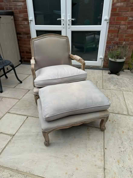 Photo of free Chair and footstool (Hampton TW12) #2
