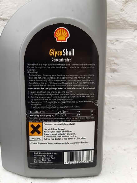 Photo of free Antifreeze/Summer coolant (Hanwell) #2