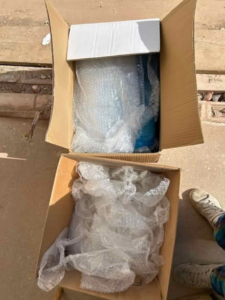 Photo of free 2 boxes of bubble wrap (Reading University RG6) #1