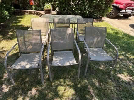 Photo of free Outdoor Table and 6 Chairs (Williamsburg East) #4