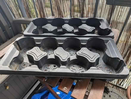 Photo of free 2x Plastic plant pot trays (Colindale, NW9) #1