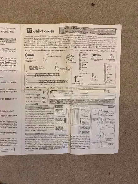 Photo of free American baby cot (Christleton CH3) #4